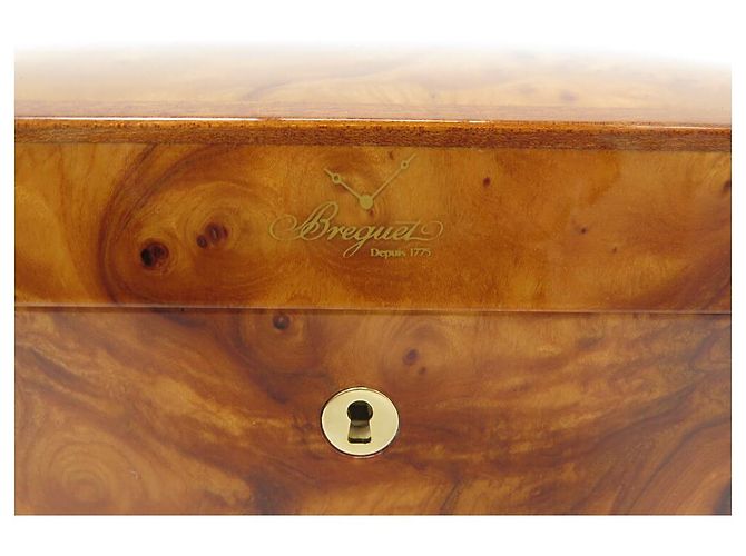 BOX FÜR BREGUET CLASSIC GROßE KOMPLIKATIONSUHR ULME LUPE HOLZ Braun - Ansicht 3