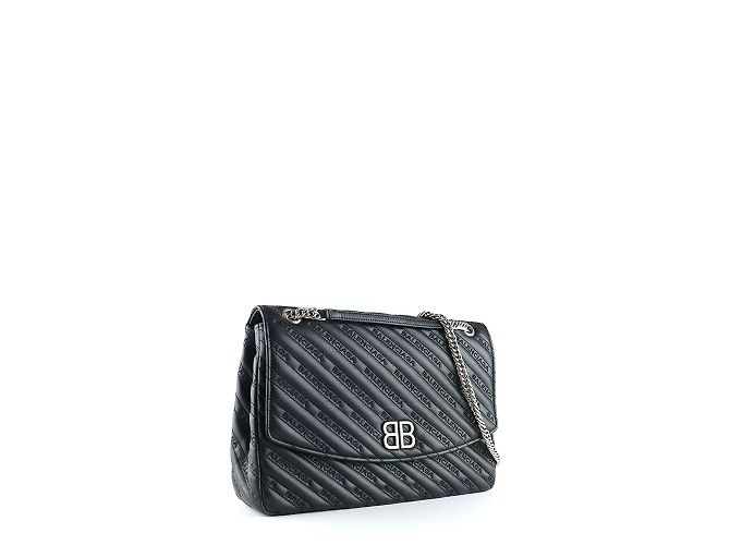 BB Round BALENCIAGA Sacs à main T.  Cuir - vue 2