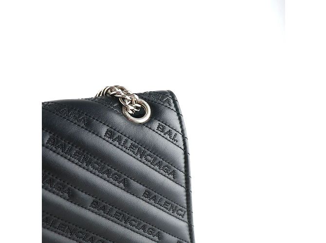 BB Round BALENCIAGA Sacs à main T.  Cuir - vue 5