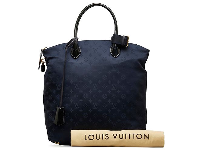 Louis Vuitton Blue Monogram Nylon Desire Lockit Vertical MM Blau - Ansicht 12