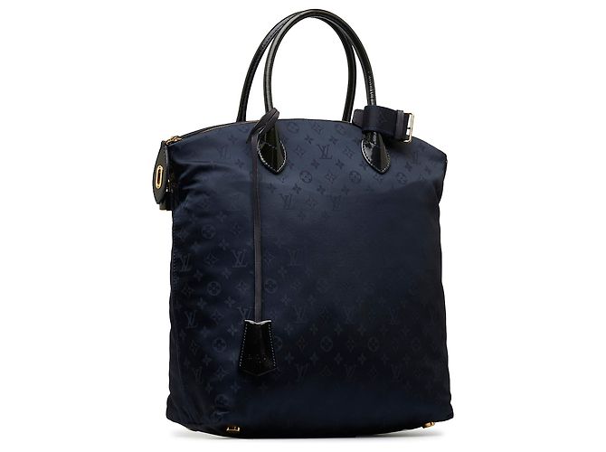 Louis Vuitton Blue Monogram Nylon Desire Lockit Vertical MM Blau - Ansicht 2