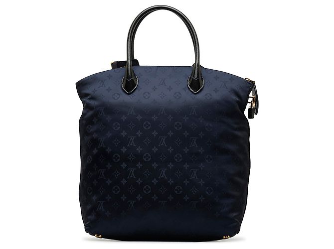 Louis Vuitton Blue Monogram Nylon Desire Lockit Vertical MM Blau - Ansicht 3