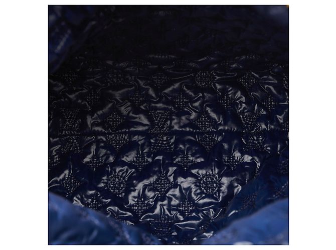 Louis Vuitton Blue Monogram Nylon Desire Lockit Vertical MM Blau - Ansicht 5
