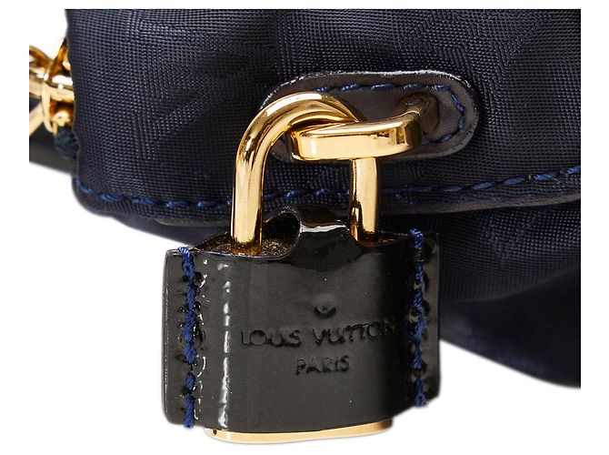 Louis Vuitton Blue Monogram Nylon Desire Lockit Vertical MM Blau - Ansicht 8