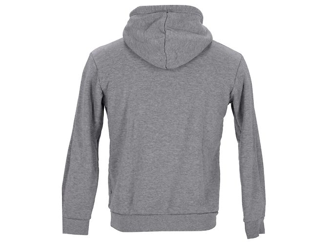 Autre Marque Adidas Logo Hoodie aus grauer Baumwolle - Ansicht 3