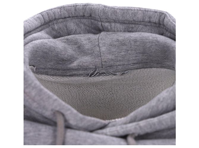 Autre Marque Adidas Logo Hoodie aus grauer Baumwolle - Ansicht 4