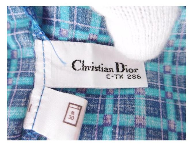 Christian Dior Tops Azul - vista 9
