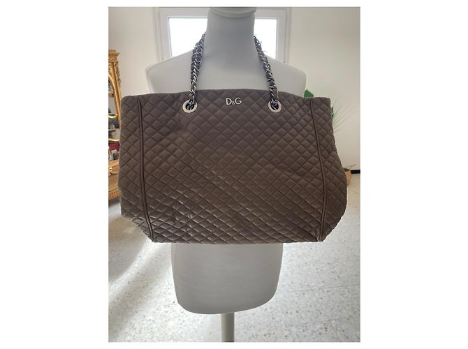 Dolce & Gabbana Ledertasche Beige - Ansicht 2