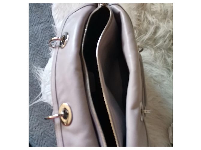 Borsa a mano Christian Dior Granville in pelle grigia - vista 8