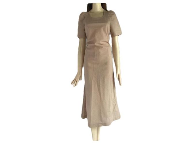 Comme Des Garcons Kleider Beige - Ansicht 8