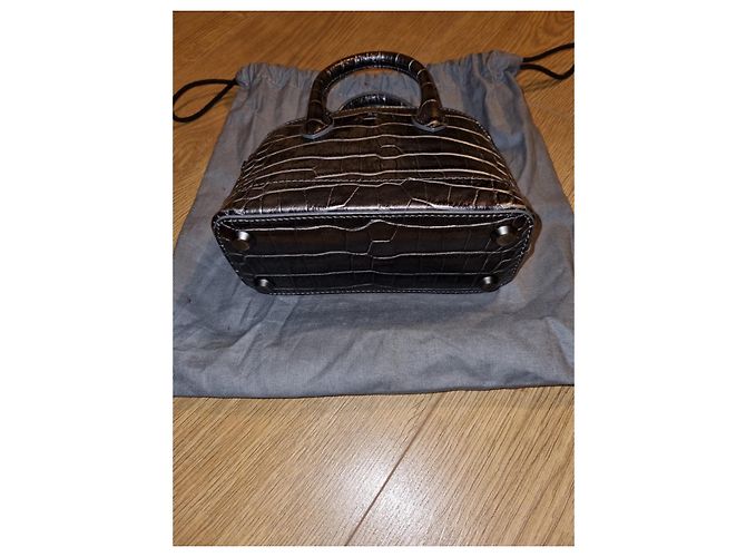Borsa a mano Balenciaga in pelle grigia Grigio - vista 3
