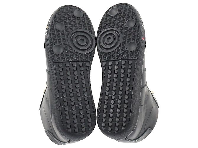 Maison Martin Margiela Maison Margiela Replica Baskets Montantes en Cuir Noir - vue 6