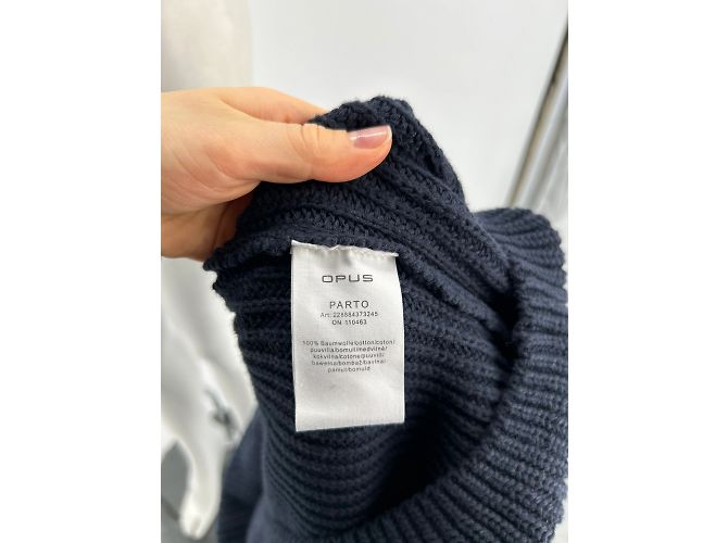 Autre Marque Opus punto T.FR 36 Algodón Azul marino - vista 6