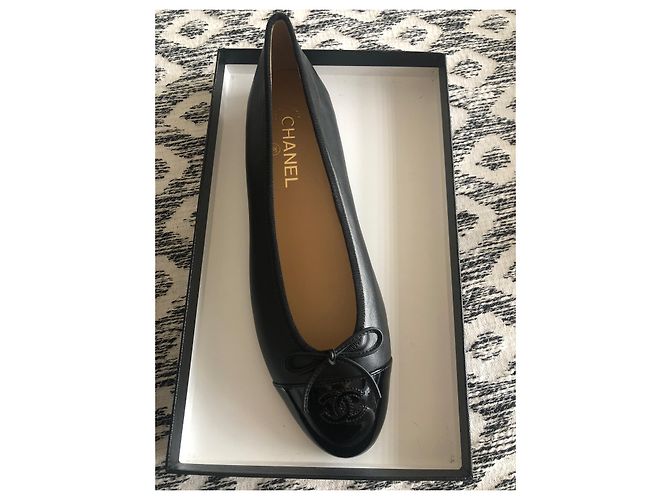 Chanel Bailarinas Negro - vista 2