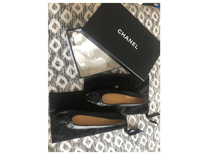 Chanel Bailarinas Negro - vista 4