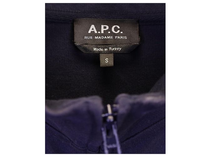Apc UN.P.C. Giacca Track Jessy in cotone Blu Navy - vista 3