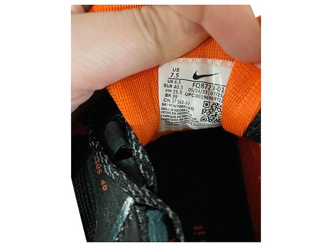 Scarpe da ginnastica Nike Air Zoom Pegasus in rete nera Nero - vista 8