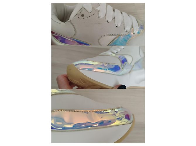 Alexander Mcqueen Sneaker Leder Creme - Ansicht 11