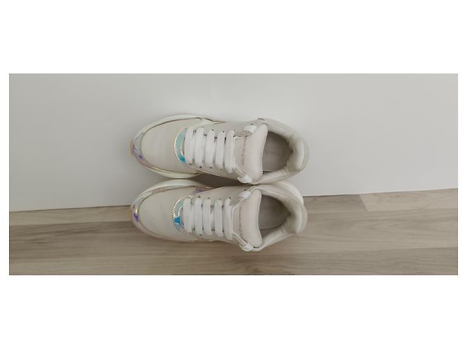 Alexander Mcqueen Sneaker Leder Creme - Ansicht 7