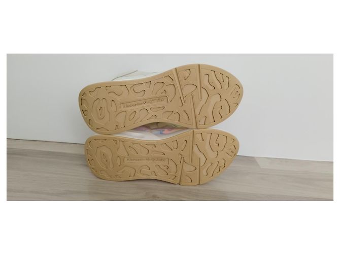 Alexander Mcqueen Sneaker Leder Creme - Ansicht 8