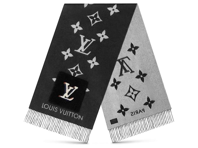 Louis Vuitton Sciarpa LV Teddy Reykjavik nuova Nero - vista 2