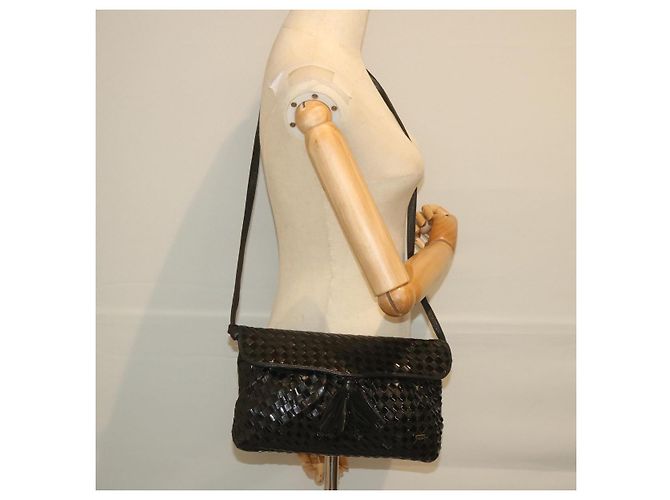 BALLY Borsa a Spalla Pelle Nera Auth bs9690 Nero - vista 20