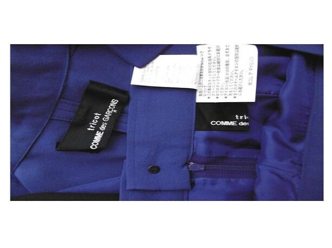 Comme Des Garcons Jacken Marineblau - Ansicht 14
