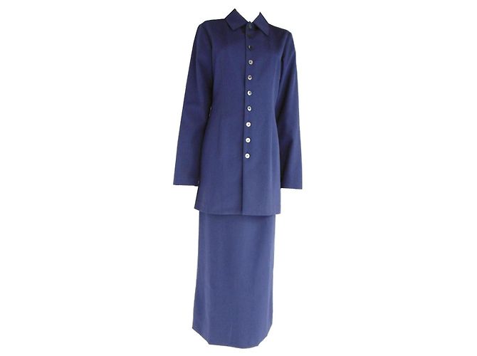 Comme Des Garcons Jacken Marineblau - Ansicht 3