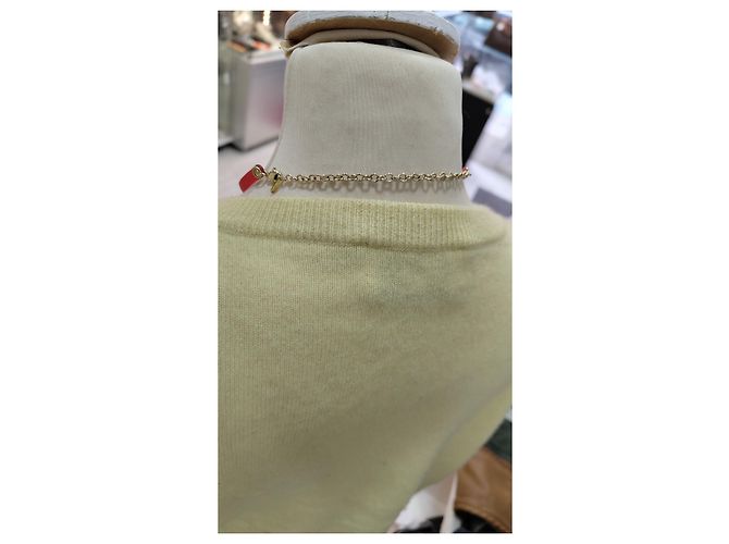 Collana Lalique in placcato oro e silicone rosso dorato D'oro - vista 3