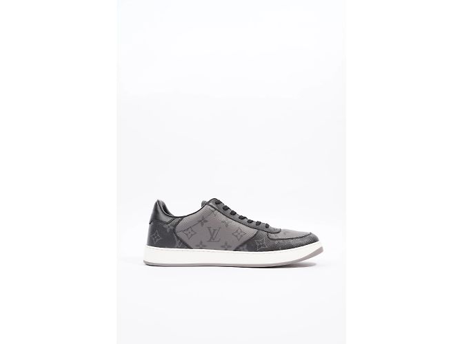 Louis Vuitton Rivoli Pelle monogramma Eclipse bassa EU 43 UK 9 Grigio - vista 4