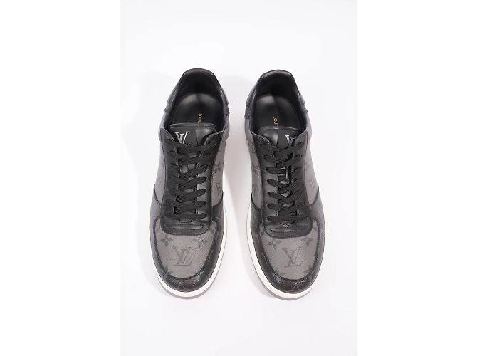 Louis Vuitton Rivoli Pelle monogramma Eclipse bassa EU 43 UK 9 Grigio - vista 8