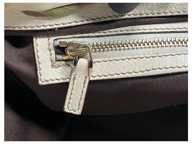 Gucci G/Borsa tote con sciarpa G Positano Beige - vista 14
