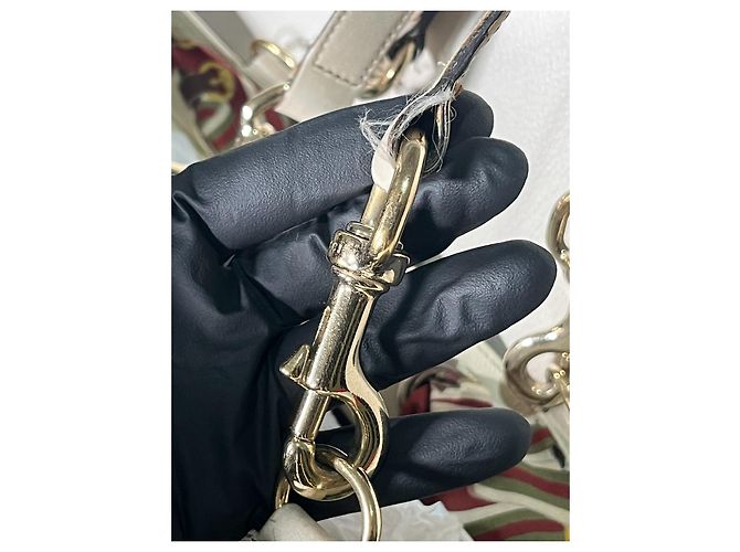 Gucci G/Borsa tote con sciarpa G Positano Beige - vista 3