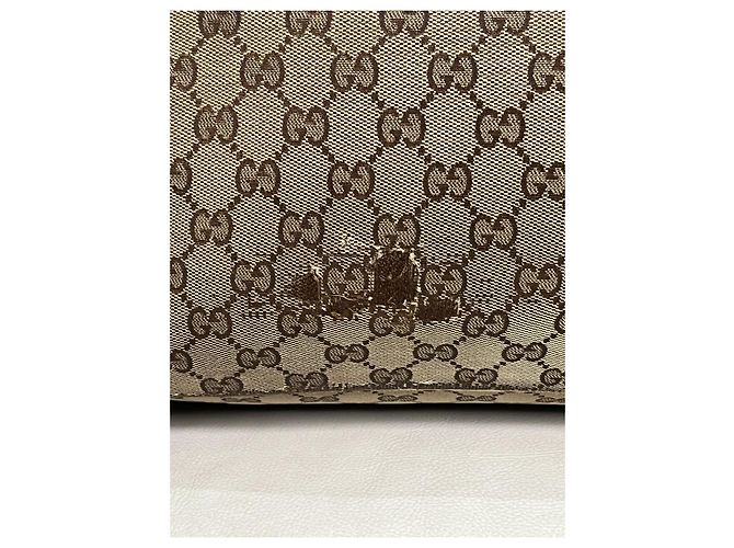 Gucci G/Borsa tote con sciarpa G Positano Beige - vista 6