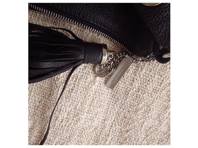 Michael Kors Ledertasche mit Metalldetails Schwarz - Ansicht 11
