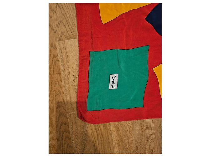 Yves Saint Laurent YSL silk scarf - view 2