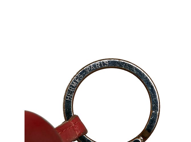 Hermès Red Hermes Carmen Key Ring - view 3