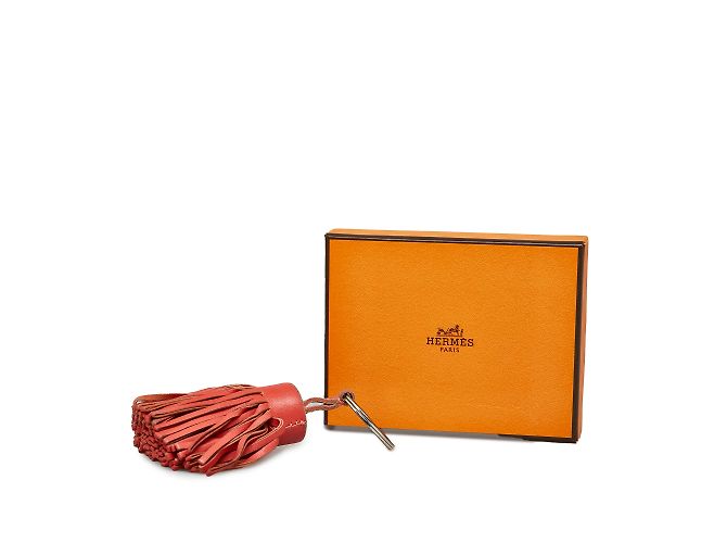 Hermès Red Hermes Carmen Key Ring - view 5