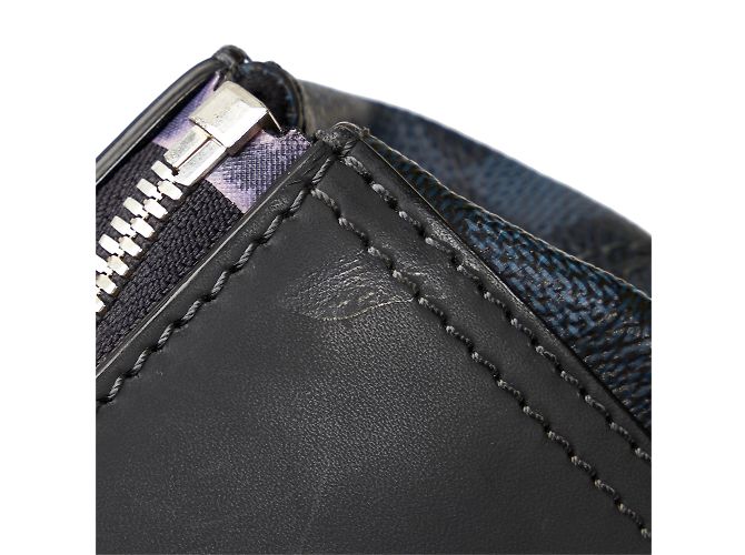 Borsa Louis Vuitton Damier Cobalt Greenwich blu - vista 10