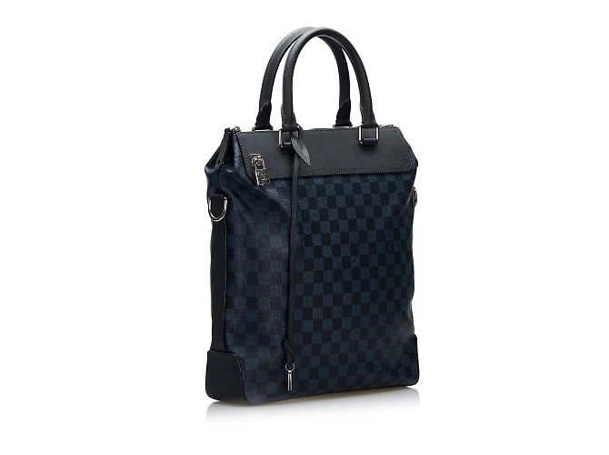 Borsa Louis Vuitton Damier Cobalt Greenwich blu - vista 2