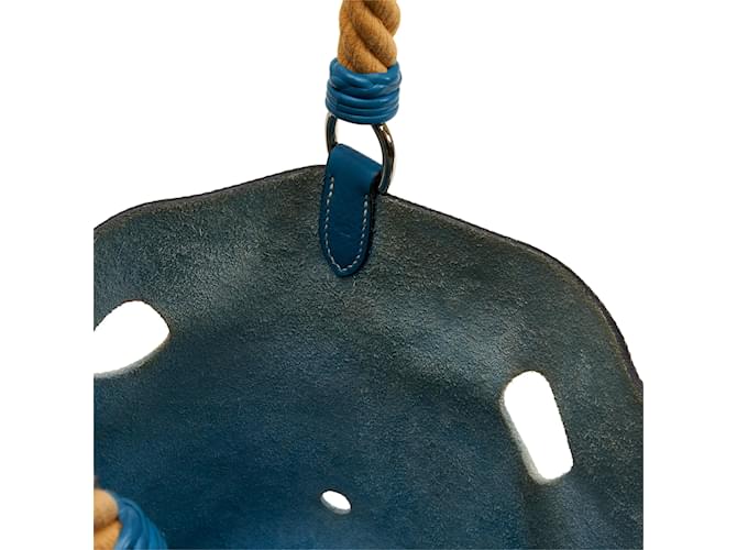 Hermès Secchio blu Hermes Clemence Mangeoire PM - vista 9