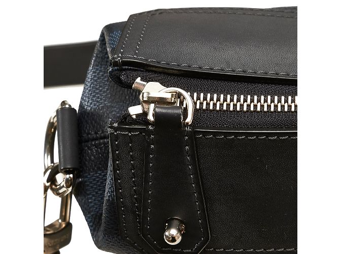 Borsa a tracolla Louis Vuitton Damier Cobalt Greenwich Messenger blu - vista 8