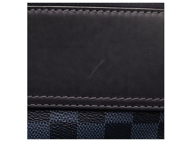 Borsa a tracolla Louis Vuitton Damier Cobalt Greenwich Messenger blu - vista 12