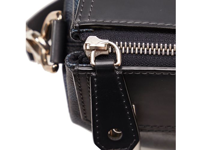 Borsa a tracolla Louis Vuitton Damier Cobalt Greenwich Messenger blu - vista 8
