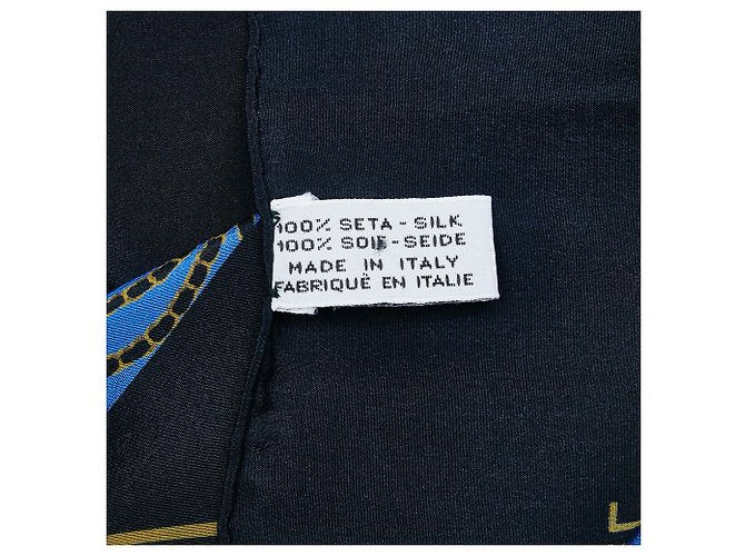 Sciarpe di seta nere Chanel Mademoiselle Nero - vista 4