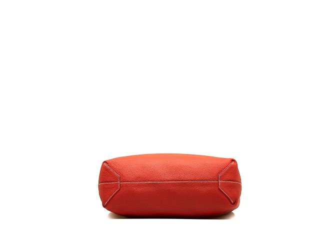 Double sens Hermès Rosso Hermes Clemence foderato Sens 36 Tote bag - vista 4