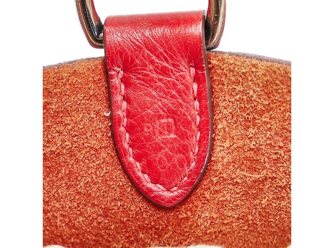 Hermès Secchio rosso Hermes Clemence Mangeoire PM - vista 7