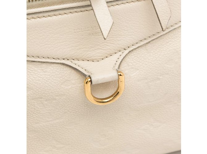 Borsa Louis Vuitton Monogram Empreinte Lumineuse PM bianca Bianco - vista 10