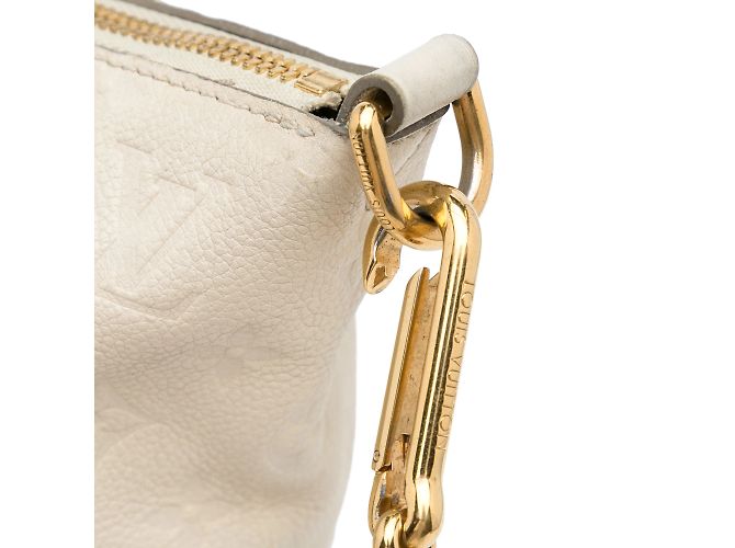 Borsa Louis Vuitton Monogram Empreinte Lumineuse PM bianca Bianco - vista 11
