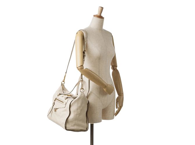 Borsa Louis Vuitton Monogram Empreinte Lumineuse PM bianca Bianco - vista 13